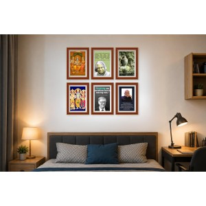Pack Of 6 Laminated A4 Wall Posters | Spiritual, Motivational & Inspirational Designs | 250 GSM Photo Paper | Water-Resistant | Double-Sided Tape (F39025) Pack Of 6 Laminated A4 Wall Posters | Spiritual, Motivational & Inspirational Designs | 250 GSM Photo Paper | Water-Resistant | Double-Sided Tape (F39025)
