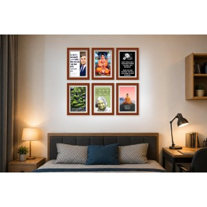 Pack Of 6 Laminated A4 Wall Posters | Spiritual, Motivational & Inspirational Designs | 250 GSM Photo Paper | Water-Resistant | Double-Sided Tape (F39152) Pack Of 6 Laminated A4 Wall Posters | Spiritual, Motivational & Inspirational Designs | 250 GSM Photo Paper | Water-Resistant | Double-Sided Tape (F39152)