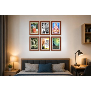 Pack Of 6 Laminated A4 Wall Posters | Spiritual, Motivational & Inspirational Designs | 250 GSM Photo Paper | Water-Resistant | Double-Sided Tape (F39192) Pack Of 6 Laminated A4 Wall Posters | Spiritual, Motivational & Inspirational Designs | 250 GSM Photo Paper | Water-Resistant | Double-Sided Tape (F39192)