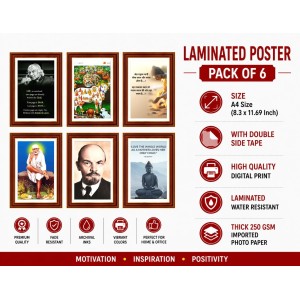 Pack Of 6 Laminated A4 Wall Posters | Spiritual, Motivational & Inspirational Designs | 250 GSM Photo Paper | Water-Resistant | Double-Sided Tape (F39276) Pack Of 6 Laminated A4 Wall Posters | Spiritual, Motivational & Inspirational Designs | 250 GSM Photo Paper | Water-Resistant | Double-Sided Tape (F39276)