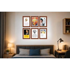 Pack Of 6 Laminated A4 Wall Posters | Spiritual, Motivational & Inspirational Designs | 250 GSM Photo Paper | Water-Resistant | Double-Sided Tape (F39402) Pack Of 6 Laminated A4 Wall Posters | Spiritual, Motivational & Inspirational Designs | 250 GSM Photo Paper | Water-Resistant | Double-Sided Tape (F39402)