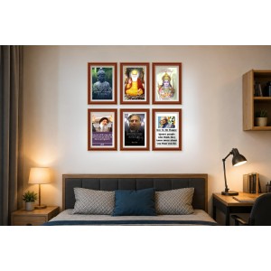Pack Of 6 Laminated A4 Wall Posters | Spiritual, Motivational & Inspirational Designs | 250 GSM Photo Paper | Water-Resistant | Double-Sided Tape (F39240) Pack Of 6 Laminated A4 Wall Posters | Spiritual, Motivational & Inspirational Designs | 250 GSM Photo Paper | Water-Resistant | Double-Sided Tape (F39240)