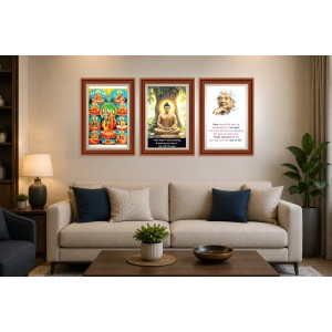 Pack Of 6 Laminated A4 Wall Posters | Spiritual, Motivational & Inspirational Designs | 250 GSM Photo Paper | Water-Resistant | Double-Sided Tape (F39342) Pack Of 6 Laminated A4 Wall Posters | Spiritual, Motivational & Inspirational Designs | 250 GSM Photo Paper | Water-Resistant | Double-Sided Tape (F39342)