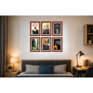 Pack Of 6 Laminated A4 Wall Posters | Spiritual, Motivational & Inspirational Designs | 250 GSM Photo Paper | Water-Resistant | Double-Sided Tape (F38951) Pack Of 6 Laminated A4 Wall Posters | Spiritual, Motivational & Inspirational Designs | 250 GSM Photo Paper | Water-Resistant | Double-Sided Tape (F38951)