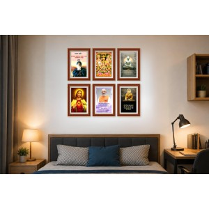 Pack Of 6 Laminated A4 Wall Posters | Spiritual, Motivational & Inspirational Designs | 250 GSM Photo Paper | Water-Resistant | Double-Sided Tape (F39237) Pack Of 6 Laminated A4 Wall Posters | Spiritual, Motivational & Inspirational Designs | 250 GSM Photo Paper | Water-Resistant | Double-Sided Tape (F39237)