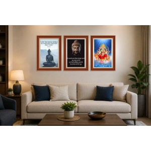 Pack Of 6 Laminated A4 Wall Posters | Spiritual, Motivational & Inspirational Designs | 250 GSM Photo Paper | Water-Resistant | Double-Sided Tape (F39277) Pack Of 6 Laminated A4 Wall Posters | Spiritual, Motivational & Inspirational Designs | 250 GSM Photo Paper | Water-Resistant | Double-Sided Tape (F39277)