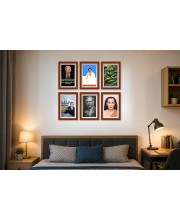 Pack Of 6 Laminated A4 Wall Posters | Spiritual, Motivational & Inspirational Designs | 250 GSM Photo Paper | Water-Resistant | Double-Sided Tape (F39163)