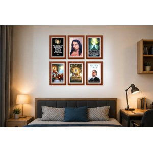 Pack Of 6 Laminated A4 Wall Posters | Spiritual, Motivational & Inspirational Designs | 250 GSM Photo Paper | Water-Resistant | Double-Sided Tape (F39063) Pack Of 6 Laminated A4 Wall Posters | Spiritual, Motivational & Inspirational Designs | 250 GSM Photo Paper | Water-Resistant | Double-Sided Tape (F39063)