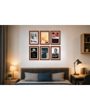 Pack Of 6 Laminated A4 Wall Posters | Spiritual, Motivational & Inspirational Designs | 250 GSM Photo Paper | Water-Resistant | Double-Sided Tape (F39207)