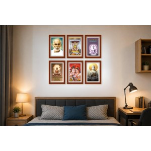 Pack Of 6 Laminated A4 Wall Posters | Spiritual, Motivational & Inspirational Designs | 250 GSM Photo Paper | Water-Resistant | Double-Sided Tape (F39091) Pack Of 6 Laminated A4 Wall Posters | Spiritual, Motivational & Inspirational Designs | 250 GSM Photo Paper | Water-Resistant | Double-Sided Tape (F39091)