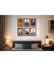 Pack Of 6 Laminated A4 Wall Posters | Spiritual, Motivational & Inspirational Designs | 250 GSM Photo Paper | Water-Resistant | Double-Sided Tape (F39438)