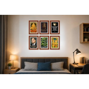 Pack Of 6 Laminated A4 Wall Posters | Spiritual, Motivational & Inspirational Designs | 250 GSM Photo Paper | Water-Resistant | Double-Sided Tape (F39416) Pack Of 6 Laminated A4 Wall Posters | Spiritual, Motivational & Inspirational Designs | 250 GSM Photo Paper | Water-Resistant | Double-Sided Tape (F39416)