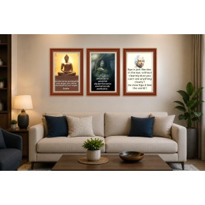 Pack Of 6 Laminated A4 Wall Posters | Spiritual, Motivational & Inspirational Designs | 250 GSM Photo Paper | Water-Resistant | Double-Sided Tape (F39065) Pack Of 6 Laminated A4 Wall Posters | Spiritual, Motivational & Inspirational Designs | 250 GSM Photo Paper | Water-Resistant | Double-Sided Tape (F39065)