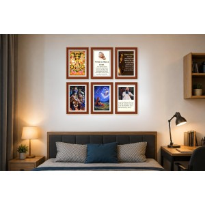 Pack Of 6 Laminated A4 Wall Posters | Spiritual, Motivational & Inspirational Designs | 250 GSM Photo Paper | Water-Resistant | Double-Sided Tape (F39440) Pack Of 6 Laminated A4 Wall Posters | Spiritual, Motivational & Inspirational Designs | 250 GSM Photo Paper | Water-Resistant | Double-Sided Tape (F39440)