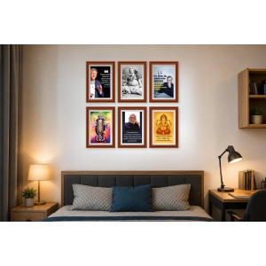 Pack Of 6 Laminated A4 Wall Posters | Spiritual, Motivational & Inspirational Designs | 250 GSM Photo Paper | Water-Resistant | Double-Sided Tape (F39355) Pack Of 6 Laminated A4 Wall Posters | Spiritual, Motivational & Inspirational Designs | 250 GSM Photo Paper | Water-Resistant | Double-Sided Tape (F39355)