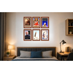 Pack Of 6 Laminated A4 Wall Posters | Spiritual, Motivational & Inspirational Designs | 250 GSM Photo Paper | Water-Resistant | Double-Sided Tape (F39197) Pack Of 6 Laminated A4 Wall Posters | Spiritual, Motivational & Inspirational Designs | 250 GSM Photo Paper | Water-Resistant | Double-Sided Tape (F39197)