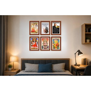 Pack Of 6 Laminated A4 Wall Posters | Spiritual, Motivational & Inspirational Designs | 250 GSM Photo Paper | Water-Resistant | Double-Sided Tape (F39411) Pack Of 6 Laminated A4 Wall Posters | Spiritual, Motivational & Inspirational Designs | 250 GSM Photo Paper | Water-Resistant | Double-Sided Tape (F39411)