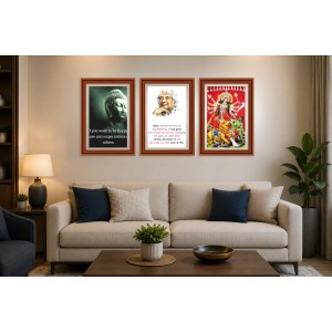 Pack Of 6 Laminated A4 Wall Posters | Spiritual, Motivational & Inspirational Designs | 250 GSM Photo Paper | Water-Resistant | Double-Sided Tape (F39445) Pack Of 6 Laminated A4 Wall Posters | Spiritual, Motivational & Inspirational Designs | 250 GSM Photo Paper | Water-Resistant | Double-Sided Tape (F39445)