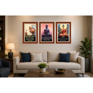 Pack Of 6 Laminated A4 Wall Posters | Spiritual, Motivational & Inspirational Designs | 250 GSM Photo Paper | Water-Resistant | Double-Sided Tape (F39005) Pack Of 6 Laminated A4 Wall Posters | Spiritual, Motivational & Inspirational Designs | 250 GSM Photo Paper | Water-Resistant | Double-Sided Tape (F39005)