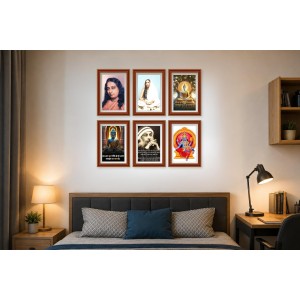 Pack Of 6 Laminated A4 Wall Posters | Spiritual, Motivational & Inspirational Designs | 250 GSM Photo Paper | Water-Resistant | Double-Sided Tape (F39084) Pack Of 6 Laminated A4 Wall Posters | Spiritual, Motivational & Inspirational Designs | 250 GSM Photo Paper | Water-Resistant | Double-Sided Tape (F39084)