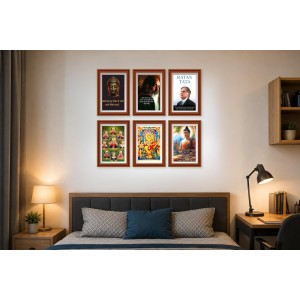 Pack Of 6 Laminated A4 Wall Posters | Spiritual, Motivational & Inspirational Designs | 250 GSM Photo Paper | Water-Resistant | Double-Sided Tape (F38993) Pack Of 6 Laminated A4 Wall Posters | Spiritual, Motivational & Inspirational Designs | 250 GSM Photo Paper | Water-Resistant | Double-Sided Tape (F38993)