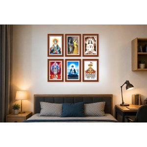 Pack Of 6 Laminated A4 Wall Posters | Spiritual, Motivational & Inspirational Designs | 250 GSM Photo Paper | Water-Resistant | Double-Sided Tape (F38945) Pack Of 6 Laminated A4 Wall Posters | Spiritual, Motivational & Inspirational Designs | 250 GSM Photo Paper | Water-Resistant | Double-Sided Tape (F38945)