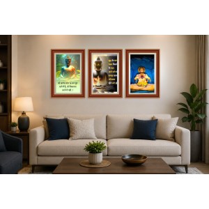 Pack Of 6 Laminated A4 Wall Posters | Spiritual, Motivational & Inspirational Designs | 250 GSM Photo Paper | Water-Resistant | Double-Sided Tape (F39027) Pack Of 6 Laminated A4 Wall Posters | Spiritual, Motivational & Inspirational Designs | 250 GSM Photo Paper | Water-Resistant | Double-Sided Tape (F39027)