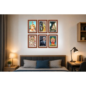 Pack Of 6 Laminated A4 Wall Posters | Spiritual, Motivational & Inspirational Designs | 250 GSM Photo Paper | Water-Resistant | Double-Sided Tape (F39061) Pack Of 6 Laminated A4 Wall Posters | Spiritual, Motivational & Inspirational Designs | 250 GSM Photo Paper | Water-Resistant | Double-Sided Tape (F39061)
