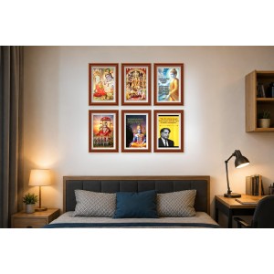 Pack Of 6 Laminated A4 Wall Posters | Spiritual, Motivational & Inspirational Designs | 250 GSM Photo Paper | Water-Resistant | Double-Sided Tape (F39394) Pack Of 6 Laminated A4 Wall Posters | Spiritual, Motivational & Inspirational Designs | 250 GSM Photo Paper | Water-Resistant | Double-Sided Tape (F39394)