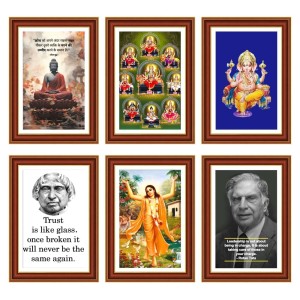 Pack Of 6 Laminated A4 Wall Posters | Spiritual, Motivational & Inspirational Designs | 250 GSM Photo Paper | Water-Resistant | Double-Sided Tape (F39243) Pack Of 6 Laminated A4 Wall Posters | Spiritual, Motivational & Inspirational Designs | 250 GSM Photo Paper | Water-Resistant | Double-Sided Tape (F39243)