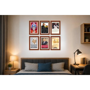 Pack Of 6 Laminated A4 Wall Posters | Spiritual, Motivational & Inspirational Designs | 250 GSM Photo Paper | Water-Resistant | Double-Sided Tape (F39216) Pack Of 6 Laminated A4 Wall Posters | Spiritual, Motivational & Inspirational Designs | 250 GSM Photo Paper | Water-Resistant | Double-Sided Tape (F39216)