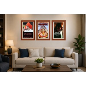 Pack Of 6 Laminated A4 Wall Posters | Spiritual, Motivational & Inspirational Designs | 250 GSM Photo Paper | Water-Resistant | Double-Sided Tape (F39415) Pack Of 6 Laminated A4 Wall Posters | Spiritual, Motivational & Inspirational Designs | 250 GSM Photo Paper | Water-Resistant | Double-Sided Tape (F39415)