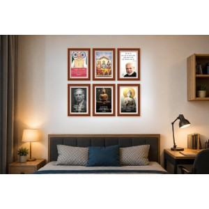 Pack Of 6 Laminated A4 Wall Posters | Spiritual, Motivational & Inspirational Designs | 250 GSM Photo Paper | Water-Resistant | Double-Sided Tape (F39131) Pack Of 6 Laminated A4 Wall Posters | Spiritual, Motivational & Inspirational Designs | 250 GSM Photo Paper | Water-Resistant | Double-Sided Tape (F39131)