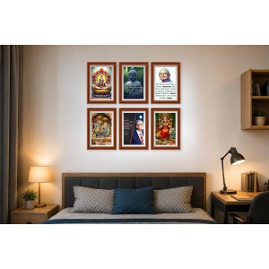 Pack Of 6 Laminated A4 Wall Posters | Spiritual, Motivational & Inspirational Designs | 250 GSM Photo Paper | Water-Resistant | Double-Sided Tape (F39067) Pack Of 6 Laminated A4 Wall Posters | Spiritual, Motivational & Inspirational Designs | 250 GSM Photo Paper | Water-Resistant | Double-Sided Tape (F39067)