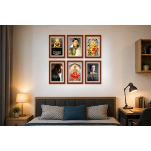 Pack Of 6 Laminated A4 Wall Posters | Spiritual, Motivational & Inspirational Designs | 250 GSM Photo Paper | Water-Resistant | Double-Sided Tape (F39208) Pack Of 6 Laminated A4 Wall Posters | Spiritual, Motivational & Inspirational Designs | 250 GSM Photo Paper | Water-Resistant | Double-Sided Tape (F39208)