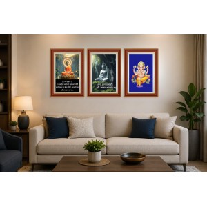 Pack Of 6 Laminated A4 Wall Posters | Spiritual, Motivational & Inspirational Designs | 250 GSM Photo Paper | Water-Resistant | Double-Sided Tape (F39083) Pack Of 6 Laminated A4 Wall Posters | Spiritual, Motivational & Inspirational Designs | 250 GSM Photo Paper | Water-Resistant | Double-Sided Tape (F39083)