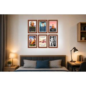 Pack Of 6 Laminated A4 Wall Posters | Spiritual, Motivational & Inspirational Designs | 250 GSM Photo Paper | Water-Resistant | Double-Sided Tape (F38980) Pack Of 6 Laminated A4 Wall Posters | Spiritual, Motivational & Inspirational Designs | 250 GSM Photo Paper | Water-Resistant | Double-Sided Tape (F38980)