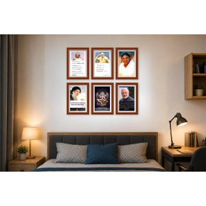 Pack Of 6 Laminated A4 Wall Posters | Spiritual, Motivational & Inspirational Designs | 250 GSM Photo Paper | Water-Resistant | Double-Sided Tape (F39142) Pack Of 6 Laminated A4 Wall Posters | Spiritual, Motivational & Inspirational Designs | 250 GSM Photo Paper | Water-Resistant | Double-Sided Tape (F39142)