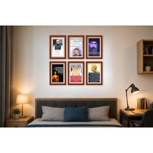 Pack Of 6 Laminated A4 Wall Posters | Spiritual, Motivational & Inspirational Designs | 250 GSM Photo Paper | Water-Resistant | Double-Sided Tape (F39100) Pack Of 6 Laminated A4 Wall Posters | Spiritual, Motivational & Inspirational Designs | 250 GSM Photo Paper | Water-Resistant | Double-Sided Tape (F39100)