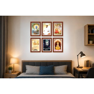 Pack Of 6 Laminated A4 Wall Posters | Spiritual, Motivational & Inspirational Designs | 250 GSM Photo Paper | Water-Resistant | Double-Sided Tape (F39352) Pack Of 6 Laminated A4 Wall Posters | Spiritual, Motivational & Inspirational Designs | 250 GSM Photo Paper | Water-Resistant | Double-Sided Tape (F39352)