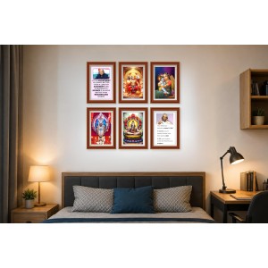 Pack Of 6 Laminated A4 Wall Posters | Spiritual, Motivational & Inspirational Designs | 250 GSM Photo Paper | Water-Resistant | Double-Sided Tape (F39121) Pack Of 6 Laminated A4 Wall Posters | Spiritual, Motivational & Inspirational Designs | 250 GSM Photo Paper | Water-Resistant | Double-Sided Tape (F39121)