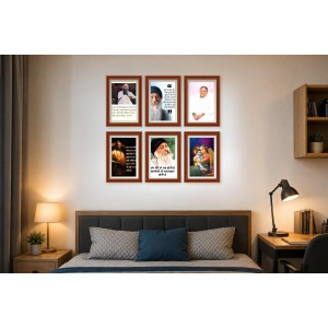 Pack Of 6 Laminated A4 Wall Posters | Spiritual, Motivational & Inspirational Designs | 250 GSM Photo Paper | Water-Resistant | Double-Sided Tape (F39432) Pack Of 6 Laminated A4 Wall Posters | Spiritual, Motivational & Inspirational Designs | 250 GSM Photo Paper | Water-Resistant | Double-Sided Tape (F39432)