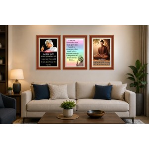 Pack Of 6 Laminated A4 Wall Posters | Spiritual, Motivational & Inspirational Designs | 250 GSM Photo Paper | Water-Resistant | Double-Sided Tape (F38973) Pack Of 6 Laminated A4 Wall Posters | Spiritual, Motivational & Inspirational Designs | 250 GSM Photo Paper | Water-Resistant | Double-Sided Tape (F38973)