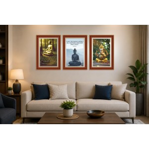 Pack Of 6 Laminated A4 Wall Posters | Spiritual, Motivational & Inspirational Designs | 250 GSM Photo Paper | Water-Resistant | Double-Sided Tape (F39094) Pack Of 6 Laminated A4 Wall Posters | Spiritual, Motivational & Inspirational Designs | 250 GSM Photo Paper | Water-Resistant | Double-Sided Tape (F39094)