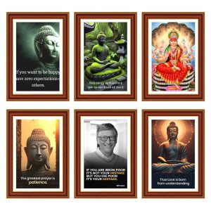 Pack Of 6 Laminated A4 Wall Posters | Spiritual, Motivational & Inspirational Designs | 250 GSM Photo Paper | Water-Resistant | Double-Sided Tape (F39418) Pack Of 6 Laminated A4 Wall Posters | Spiritual, Motivational & Inspirational Designs | 250 GSM Photo Paper | Water-Resistant | Double-Sided Tape (F39418)