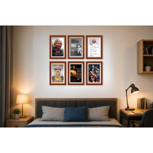 Pack Of 6 Laminated A4 Wall Posters | Spiritual, Motivational & Inspirational Designs | 250 GSM Photo Paper | Water-Resistant | Double-Sided Tape (F39033) Pack Of 6 Laminated A4 Wall Posters | Spiritual, Motivational & Inspirational Designs | 250 GSM Photo Paper | Water-Resistant | Double-Sided Tape (F39033)