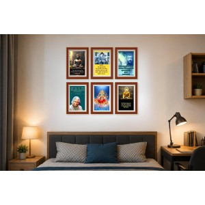 Pack Of 6 Laminated A4 Wall Posters | Spiritual, Motivational & Inspirational Designs | 250 GSM Photo Paper | Water-Resistant | Double-Sided Tape (F39229) Pack Of 6 Laminated A4 Wall Posters | Spiritual, Motivational & Inspirational Designs | 250 GSM Photo Paper | Water-Resistant | Double-Sided Tape (F39229)