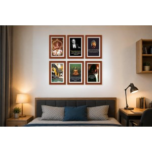 Pack Of 6 Laminated A4 Wall Posters | Spiritual, Motivational & Inspirational Designs | 250 GSM Photo Paper | Water-Resistant | Double-Sided Tape (F39421) Pack Of 6 Laminated A4 Wall Posters | Spiritual, Motivational & Inspirational Designs | 250 GSM Photo Paper | Water-Resistant | Double-Sided Tape (F39421)