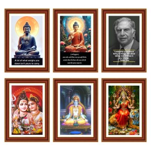 Pack Of 6 Laminated A4 Wall Posters | Spiritual, Motivational & Inspirational Designs | 250 GSM Photo Paper | Water-Resistant | Double-Sided Tape (F39388) Pack Of 6 Laminated A4 Wall Posters | Spiritual, Motivational & Inspirational Designs | 250 GSM Photo Paper | Water-Resistant | Double-Sided Tape (F39388)