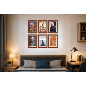 Pack Of 6 Laminated A4 Wall Posters | Spiritual, Motivational & Inspirational Designs | 250 GSM Photo Paper | Water-Resistant | Double-Sided Tape (F39130) Pack Of 6 Laminated A4 Wall Posters | Spiritual, Motivational & Inspirational Designs | 250 GSM Photo Paper | Water-Resistant | Double-Sided Tape (F39130)